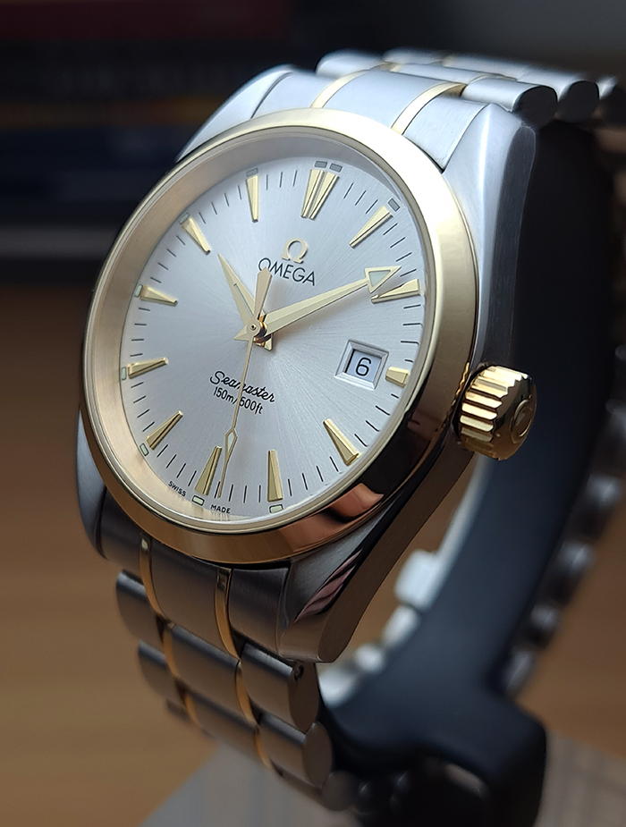 Omega Seamaster YG/SS Aqua Terra Quartz Wristwatch Ref. 2318.30